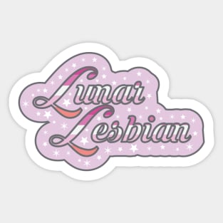 Lunar Lesbian Sticker